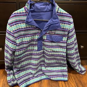 Reversible Patagonia Quarter Zip Fleece
